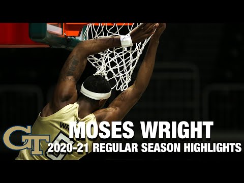 Moses Wright 2020-21 Regular Season Highlights | Georgia Tech Forward