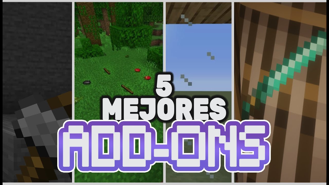 TOP 5 ADDONS increíbles para Minecraft Bedrock 1.21 (2025) | Minecraft ...