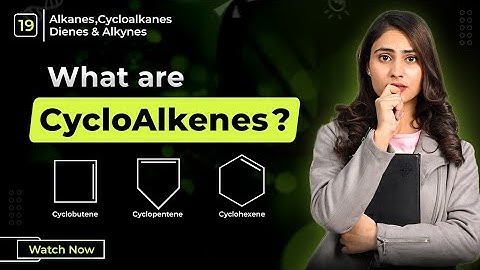What are cycloalkenes?| cycloalkenes| introduction of cycloalkenes ||