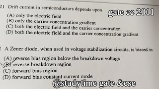 Gate ec 2011 - zener diode #previousyeargateec #zenerdiode #gateece #gateanalogelectronics