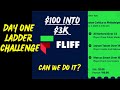 SOCCER FLIFF 5 Leg Parlay $ 100 INTO $3k Ladder challenge sports betting #NBA #fanduel #soccer