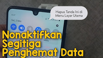 Cara Menonaktifkan Ikon Notifikasi Segitiga Penghemat Data HP Samsung Galaxy M32 M21 A03S M12 A13