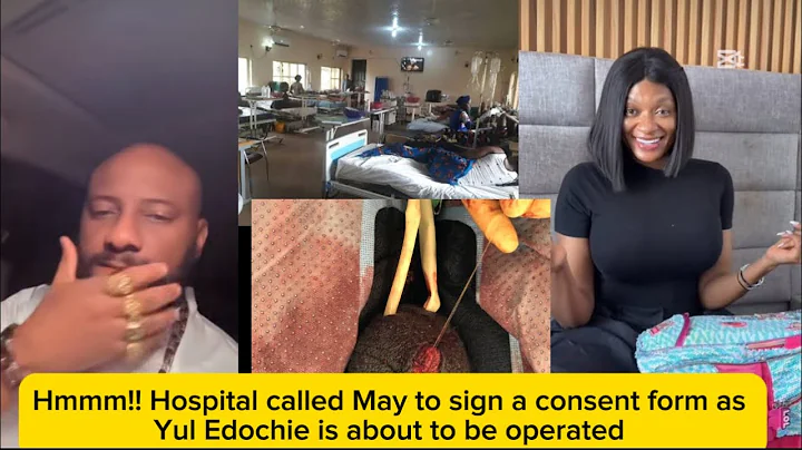 Hmmm!! Hospital called May to sign a consent form as Yul Edochie is about to be operated 