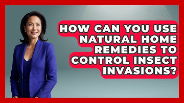 How Can You Use Natural Home Remedies to Control Insect Invasions? | Insects and Invaders