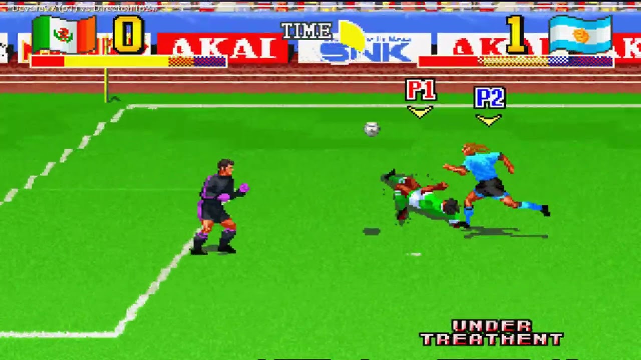 MEXICO VS ARGENTINA EN THE ULTIMATE 11: SNK FOOTBALL CHAMPIONSHIP #ggpo ONLINE Devare98 vs DirectOh