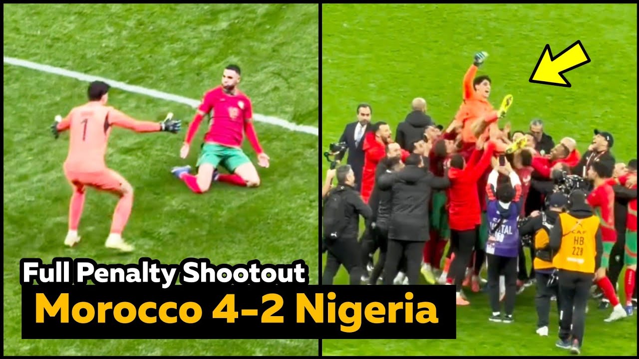 Morocco Winning Penalty CRAZY Reactions vs Nigeria