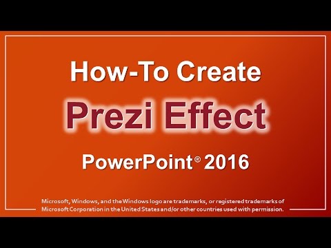 How To Create Prezi Effect In Powerpoint 16 Youtube