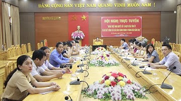 HN trực tuyến quán triệt Nghị quyết 12-NQ/TU của Tỉnh ủy và sơ kết công tác CCHC 6 tháng đầu năm2022