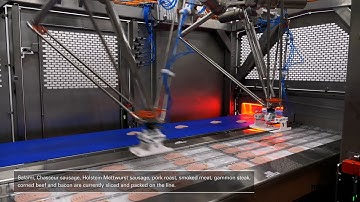 MULTIVAC complete slicing- en verpakkingslijn voor vleeswaren van EDEKA