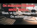 ÖN MUHASEBE ÖĞRENME SERİSİ VİDEO 1 TEMEL VE ÖZET KAVRAMLARLA ÖN MUHASEBE TANIMI VE YAPTIĞI İŞLEMLER