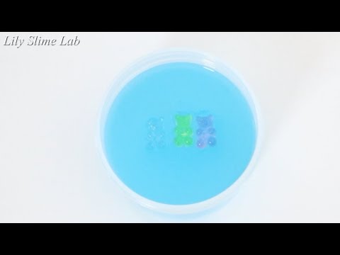 【SLIME ASMR】ホウ砂不使用✨プルプルスライム【音フェチ】