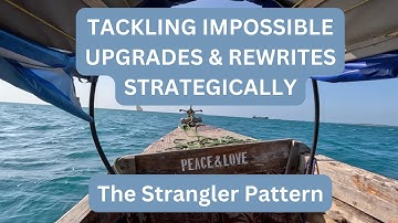 The strangler pattern: doing impossible upgrades and app rewrites in smaller steps