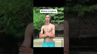 Before and after creatine #shorts