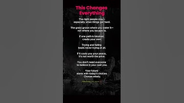 This Changes EVERYTHING #shorts #motivation #inspiration #mindset