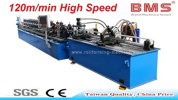 120m Per Minute High Speed Stud And Track Roll Forming Machine