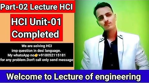 Human computer interface|hci| Unit-1|Aktu|hci important question|solution|Unit-1,2,3,4,5|Join live
