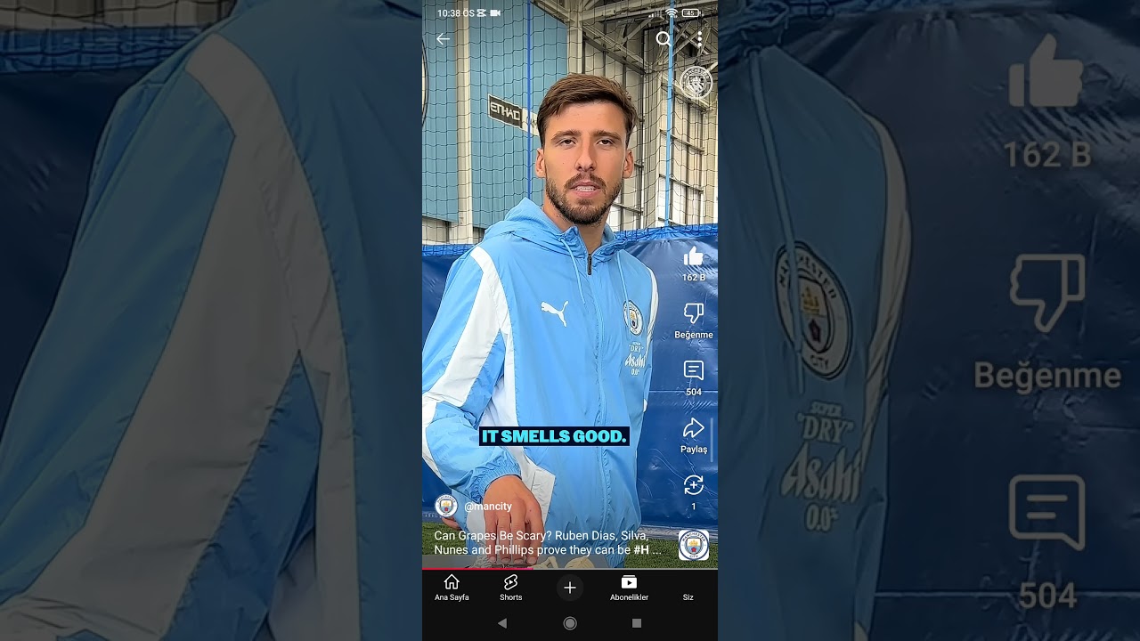 Can Grapes Be scary? Ruben dias,Silva,Nunes and Phillips prove they can be 