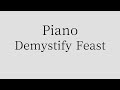 東方作業用BGM Demystify Feast ピアノ 30min 耐久