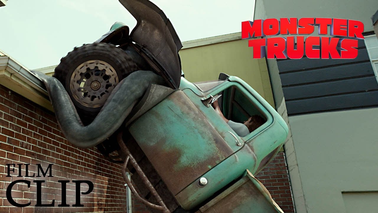 Download MONSTER TRUCKS | "Driving on the Roof" Clip | Paramount Movies