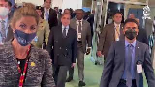 PM Shehbaz Sharif Dabang entry at United Nation | Aaj News