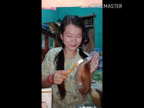  tutorial cat rambut  Miranda warna  kuning dan  pink  YouTube