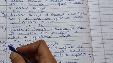 Ch-13: Triangles and quadrilaterals (part-1)