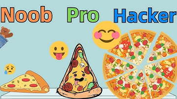 NOOB vs PRO vs HACKER - I Want Pizza | @PocketBear470
