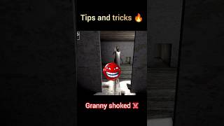 granny tips and tricks || granny shoked ☠️#granny #fps #gaming #shorts