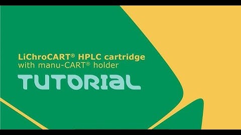 Handling Video:  LiChroCART™ HPLC cartridge with manu-CART™ pre-column holder
