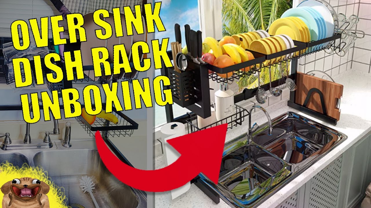 Maximize Kitchen Storage - Over the Sink Dish Rack Review 