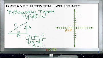 Finding the Distance Between Two Points: Lesson (Basic Geometry Concepts)