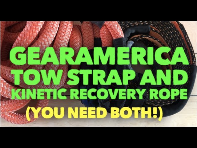 GearAmerica Tow Strap? Kinetic Recovery Rope? YOU NEED BOTH! Here's why  