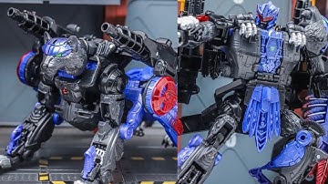 New Transformers Razorclaw action figure in hand images by notrab