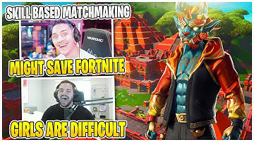 Ninja Explains How Fortnite Could Be *SAVED* With SBMM | CouRageJD Gets Relationship Advice From Kid