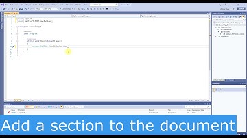 How to create a PDF document using C# in 2 minutes