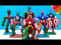 Robot mix superheroes with clay  superheroes marvel and dc comics  polymer clay tutorial
