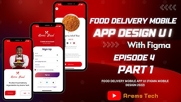 FOOD DELIVERY MOBILE APP UI DESIGN PART 1 - FIGMA MOBILE UI DESIGN 2023