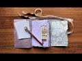 Soft Cover Wrap Around Handmade Book - Tutorial