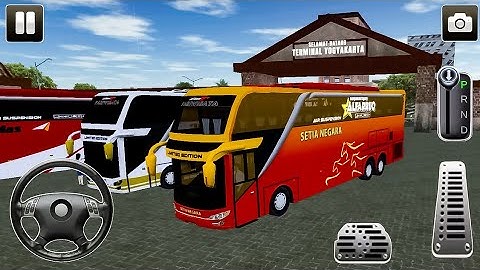 SETIA NEGARA BUS TRIP TO YOGYAKARTA | MOBILE BUS SIMULATOR | ANDROID GAMEPLAY