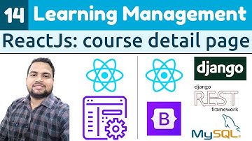 Learning Management System in Django ReactJs #14|Course Detail page with ReactJs