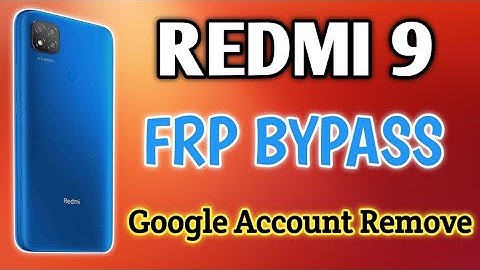 REDMI 9 FRP BYPASS UNLOCKTOOL