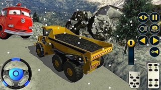 Uphill Logging Truck Simulator#26। huge transport truck। logging truck। snowy & mountain। Mom gaming screenshot 4