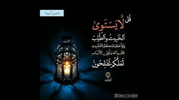 من سورة المائدة بصوت الشيخ ماهر المعيقلي على قناة الحر 💖💝💖