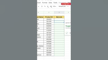 Scannable barcode in excel #shorts
