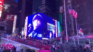 TREASURE MASHIHO BIRTHDAY AD in Times Square 0325