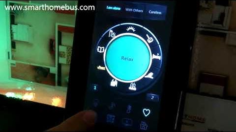 CTP color Touch Panel in Persian (Farsi) by Smart-BUS G4 Home Automation