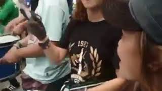 Bidadari Tribun Bonita Penabuh Drum Psis Vs Persebaya Stadion Gbla Bandung