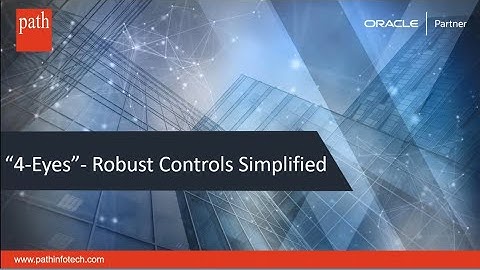 4 Eyes – Robust Controls Simplified