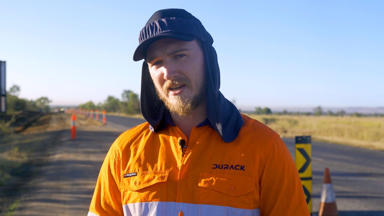 Rehabilitating 1.1KM of a High-Traffic Road (Peak Downs)