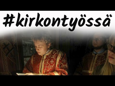 Kirkko Toimii Kirkon Työssä Teologian Opiskelija Harri Linna Joensuu